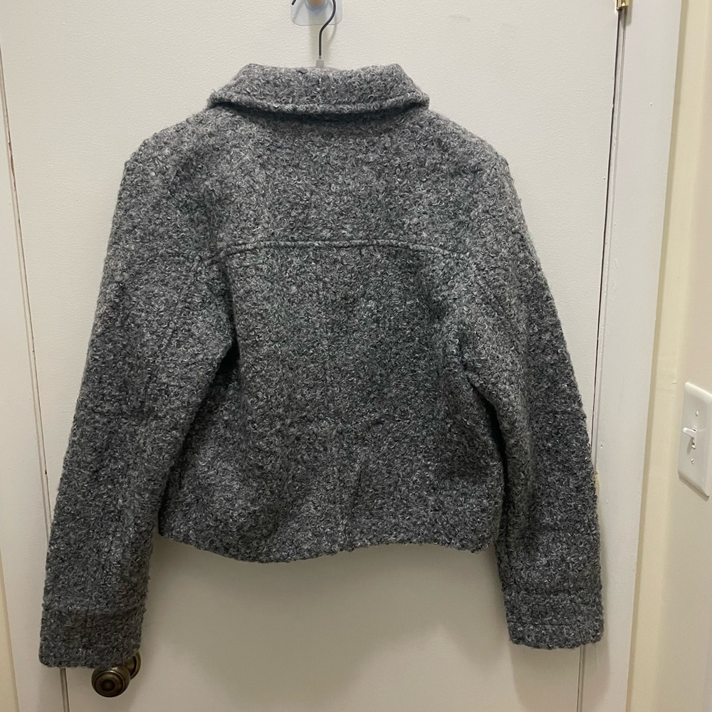 Mango Gray Textured Jacket - Picture 3 of 3